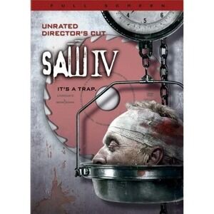 Saw IV DVD Unrated Directors Cut Full Screen Horror Lionsgate Movie